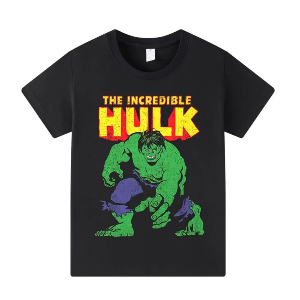 2025Hulk Nuova Moda Estiva T-shirt Stampata Girocollo Manica Corta Unisex Abbigliamento alla Moda