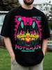 Summer Hot Selling TALENT LOAD Mothman Halloween Tshirt 100 Cotton Round Neck Short Sleeved Street Style Loose Fit
