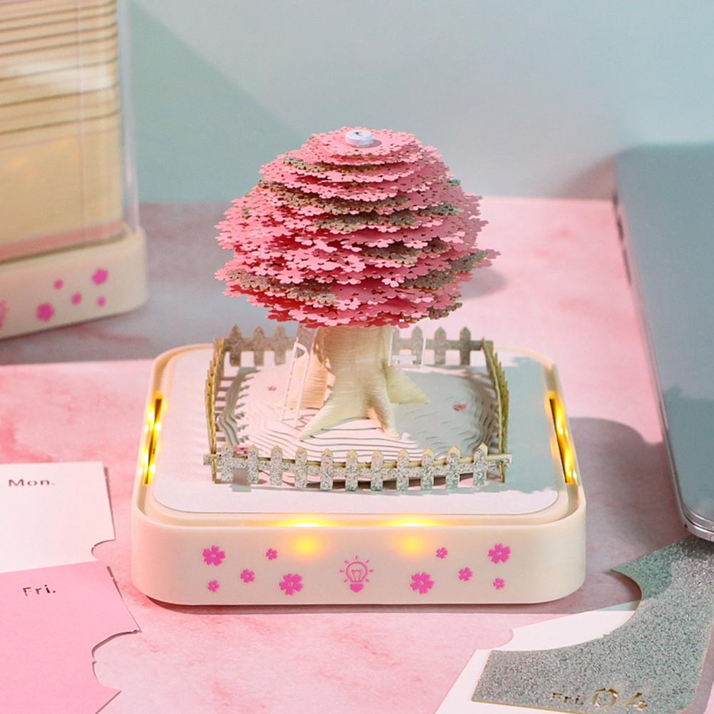

2026 Calendar Memo Pad 3D Cute Tear Paper Carving Stickys DIY Note Pad For Desktop Decor China Mainland