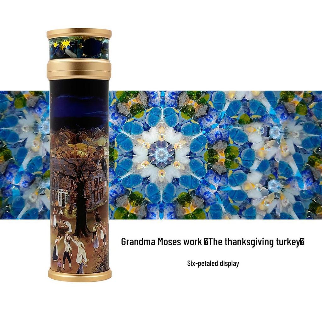 Мистецтво Бабусі Мозес Калейдоскоп Призма - Ручна Робота Колекційний Подарунок на День Народження