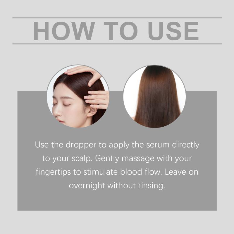 Rosemary Hair  Oil Silky Smooth Nourishing Shine Repair Solution for Damaged Weak Hair Daily Routine Home Salon