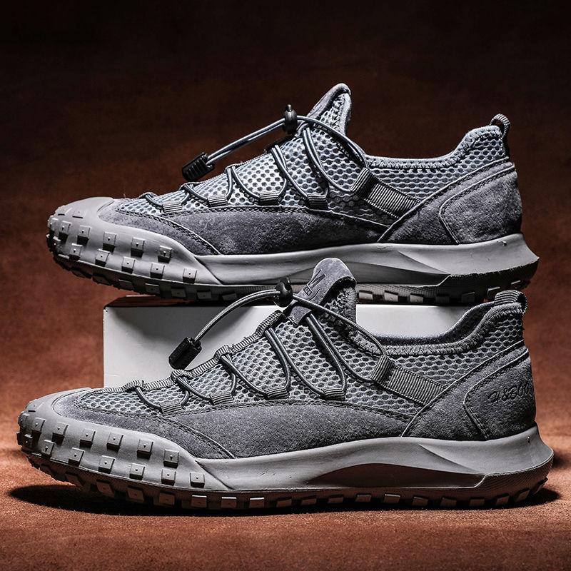 Outdoor Mesh Men's Shoes Hollow Sports Mesh Shoes Breathable