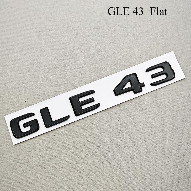 Car Trunk Letters Logo Emblem Badge Decals Sticker For Mercedes Benz AMG GLE Class GLE43 GLE53 GLE63 W166 V167 Auto Accessories