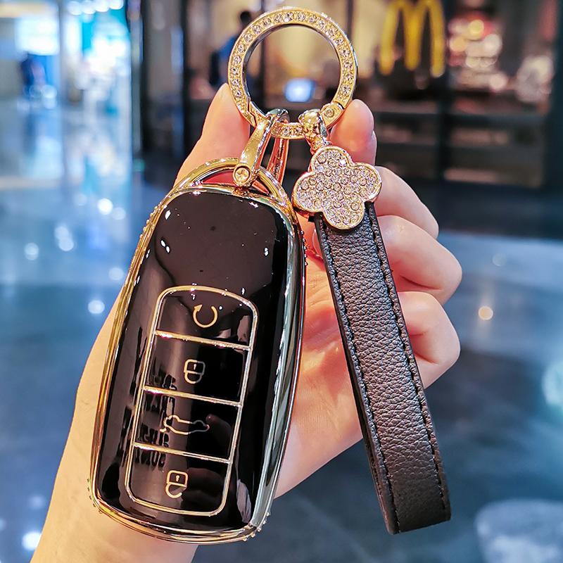 New TPU Car Remote Key Case Cover Protect Shell Bag For Chery Tiggo 8 Pro Tiggo 7 Pro PLUS 2021 Arrizo 5 4 Buttons Accessories