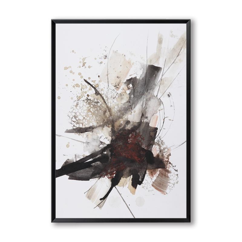 Abstrakcyjna akwarela Splash A4 obraz na płótnie plakat z nadrukiem dekoracja ścienna nowoczesna dekoracja domu Mural