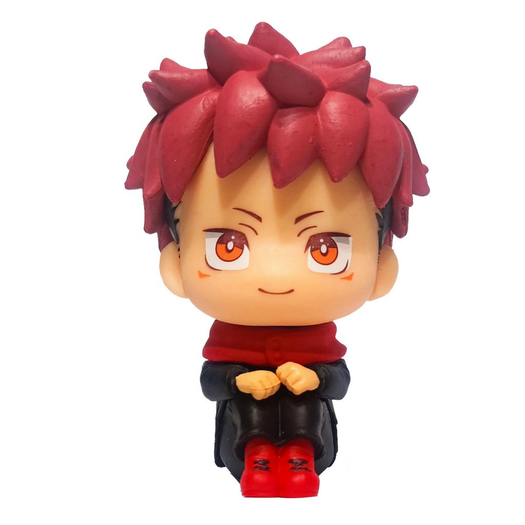 Jujutsu Kaisen Chibi Sitting Action Figure 5 Variants Anime Collectible Figurine
