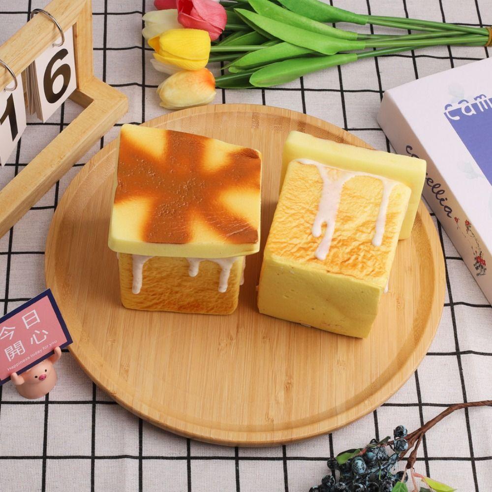 Simulation Food Dessert Shaped Squeeze Toy PU Slow Rebound Toy Baked Food Pinch Toy  Decorative