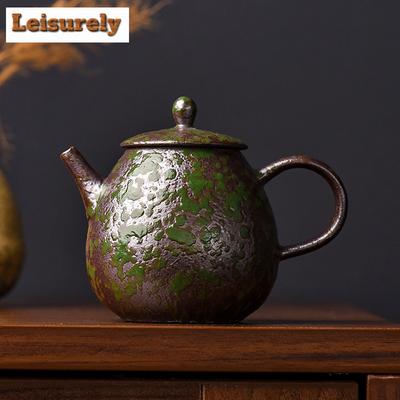 Teiera in Ceramica Antica Fatta a Mano 210ml Filtro di Alta Qualità Vaso di Bellezza Bollitore per Tè Uovo di Drago Cinese Servizio da Tè Kung Fu Personalizzato