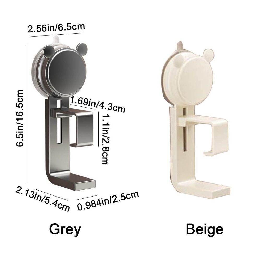 Plastic Suction Cup Washbasin Hook No Punching Wash Basin Organizer Basin Storage Rack Toilet