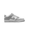 Nike Dunk Childrens Basketball Shoes White Light Smoke Gray Teenagers FB9109-123