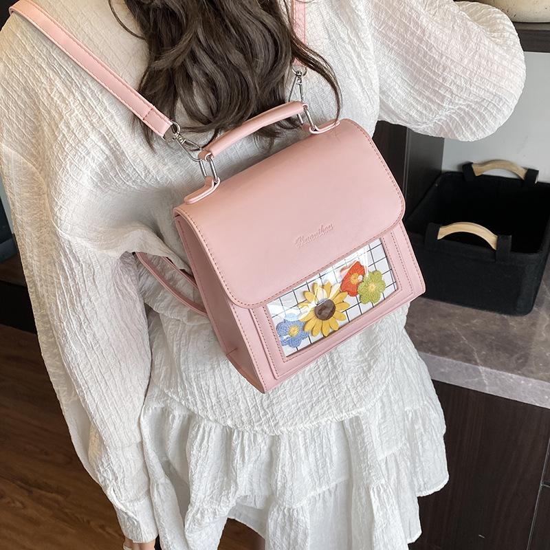 

Backpack Women s Fashion Versatile Leisure Student Class School Bag Niche Street Trend Lightweight Travel Backpack чорний