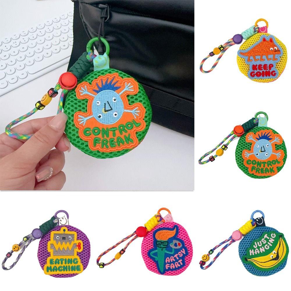 Breathable Mini Coin Purse Portable Headphones Organizer Backpack Hanging Bag Pendant  Cosmetics