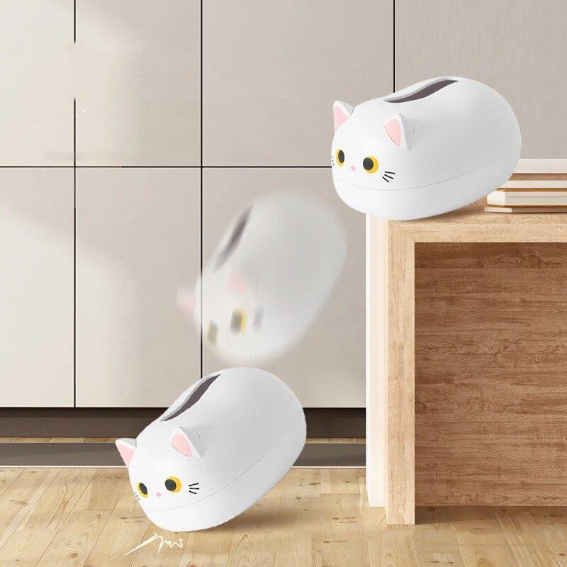 Kawaii Cat Tissue Box Desktop Toilet Paper Holder Kitchen Napkin Storage Box WC Paper Container Nordic Style Home Decoration
