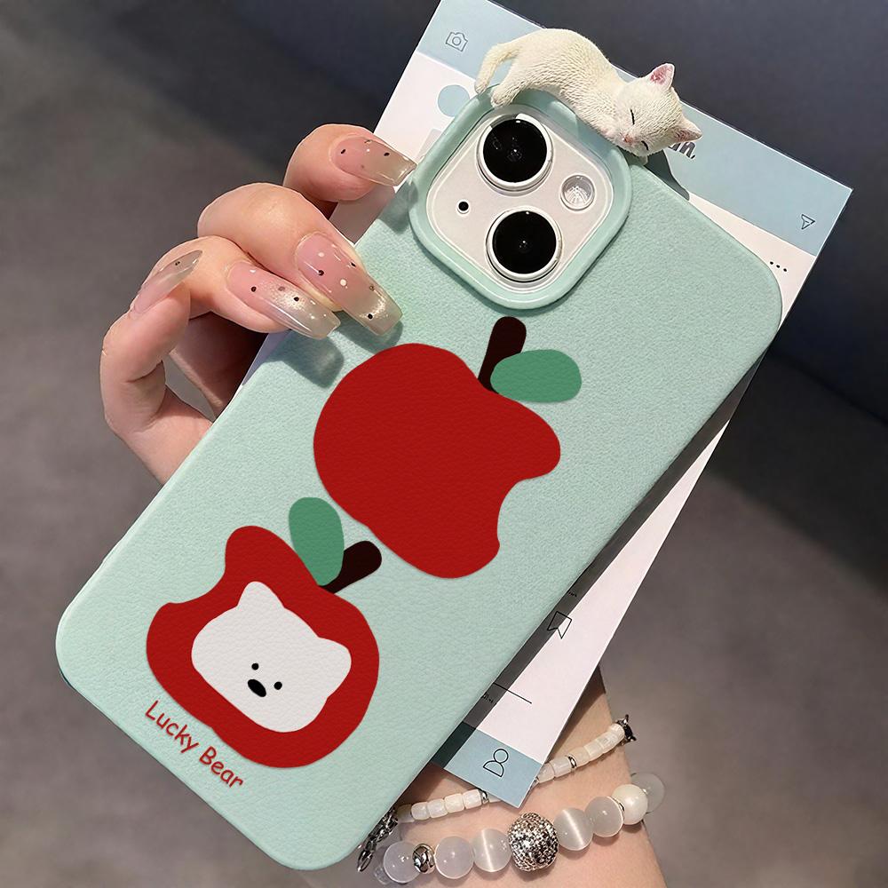 3D Phone Case for iPhone 11 13 17 Pro Max 17 Air Case iPhone 13 15 16 Pro Max 12 14 Pro Max 14 15 Plus Cute 3D Kitten Cartoon Leather