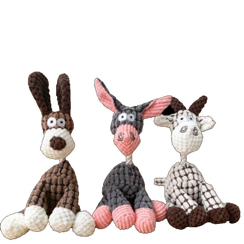 Durable Plush Donkey Dog Toy Interactive And Fun For Your Pet Wholesale Available
