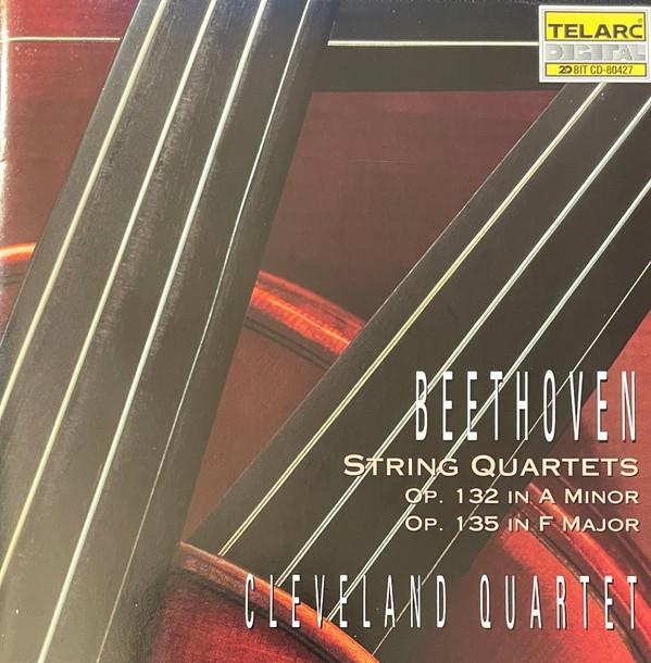 CD LUDWIG VAN BEETHOVEN - THE CLEVELAN - String Quartets (Op. 132 In A Minor CD80427 Telarc 1997 Japan Classical Used
