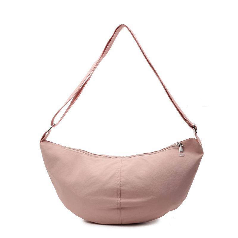 Chic Lightweight Candy Color Dumpling Bag for Women - 2025 Summer Versatile Japanese Style Crossbody
