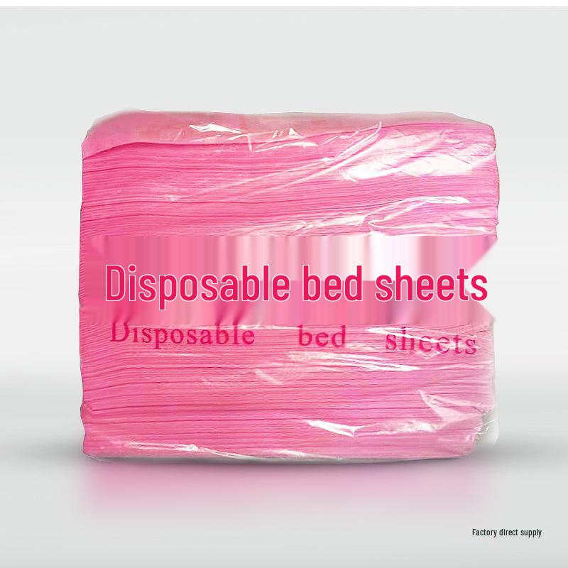 Breathable Non-Woven Disposable Massage Bed Sheets - White, Pink, Blue (70x170, 100 Sheets)