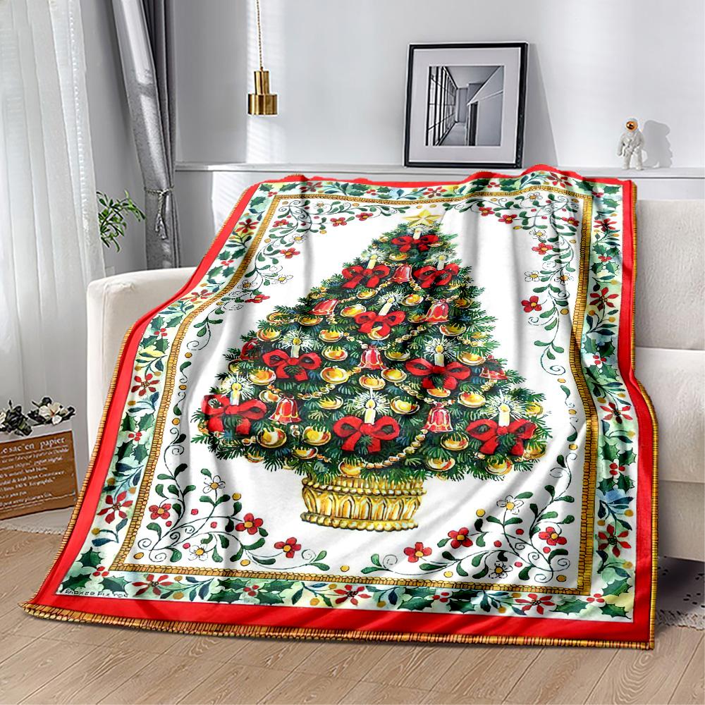 Christmas 140 Blanket Ultra-Soft Perfect for Bedding Sofa Bed All-Season Use Warmthful Decor Best Holiday Gift for Friends Family