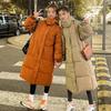 Autumn Winter Thicken Female Warm Long Parka Women Solid Color Loose Puffer Big Pocket Hooded Coat Jackets Outwear