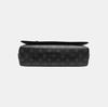 [Pre-Owned] District Mm Monogram Canvas Leather Commuter Briefcase Laptop Bag - Good #JS6989