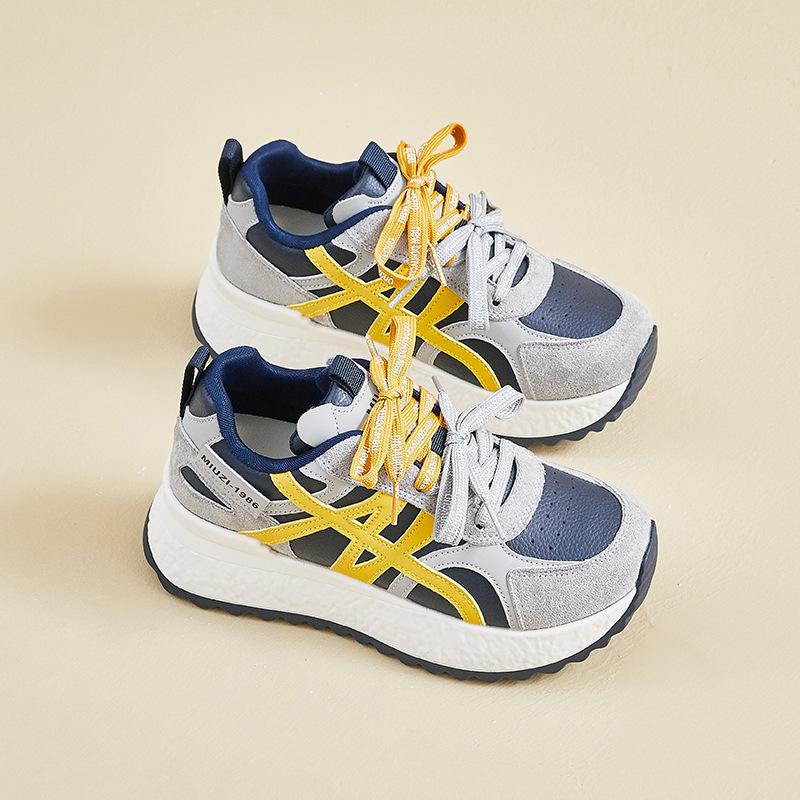 Inner height increase ins new dad shoes autumn student sports running casual platform BN 35