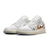 Jordan Air Jordan 1 Vintage Basketball Shoes Women's Low top Gray/White DC0774-103(Team56-)