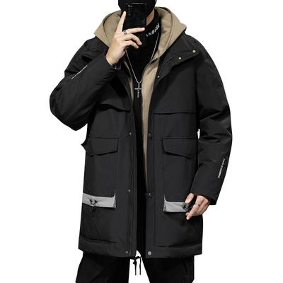 Men's Winter Leisure Medium And Long Loose Large Down Jacket