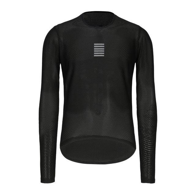 Breathable Quick-Dry Mesh Cycling Base Layer - Long Sleeve, Sweat-Wicking, Elastic, Tight-Fit