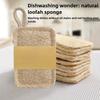 5er-Pack Naturfaser-Spülbürsten, Kratzfreie ergonomische Reinigungswerkzeuge für Küche & Bad, Reinigungs-Pads aus Bambusfaser