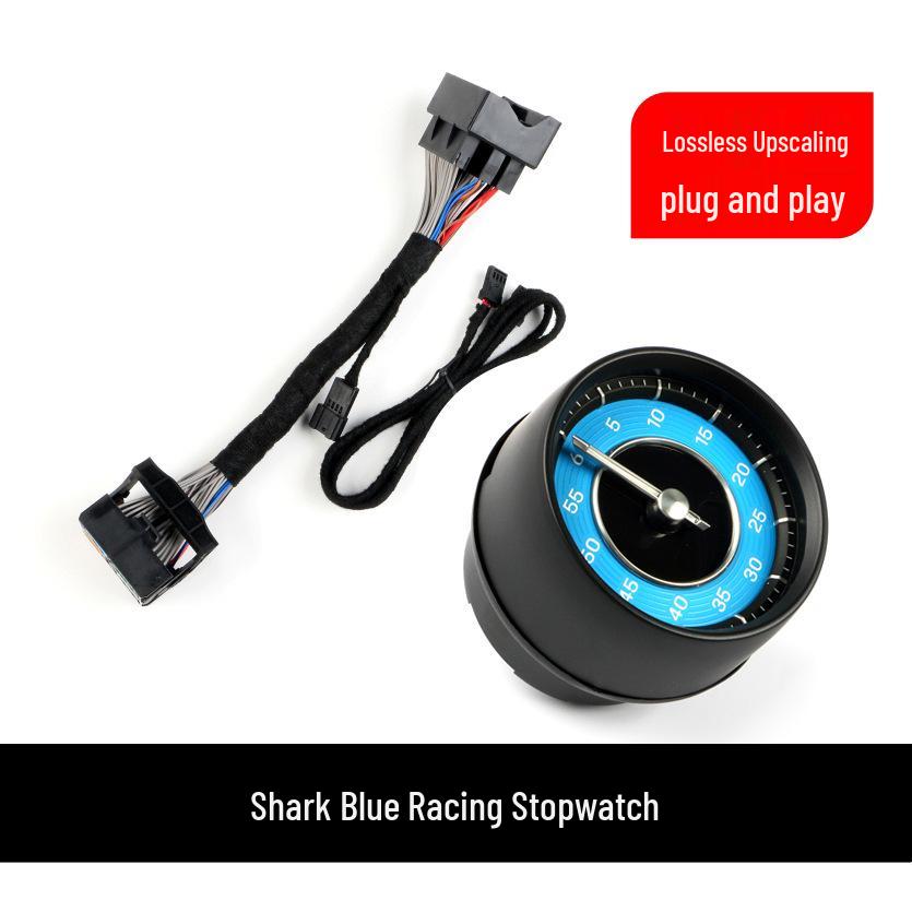 Porsche Taycan Dashboard Clock Upgrade: Mechanical Stopwatch Cover Plate