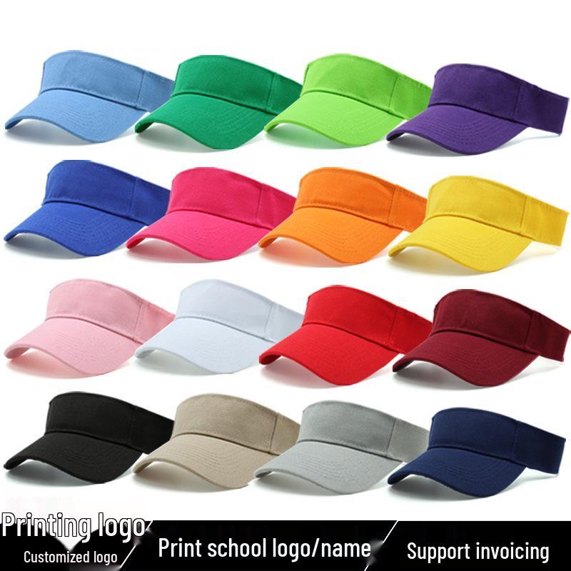 Adult Mao Qing Sun Protection Duckbill Cap - Topless Baseball Hat with Printed Logo for Travel