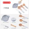 Toaster Machine Kitchen Pretend Play Toaster Cooking Model Set DIY Wooden Kitchen Toy  Toy for Kid