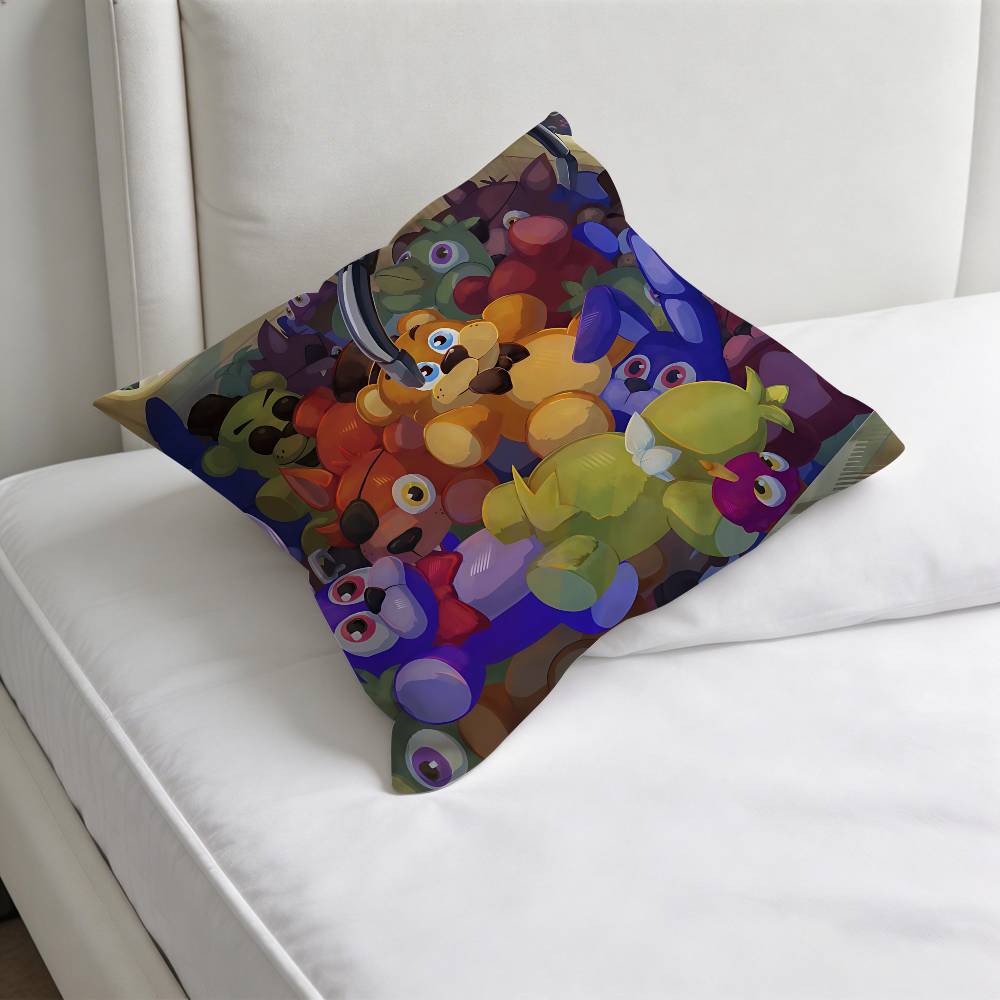 

WFnafS Game Cool Decorative Square Pillow Cover Modern Cushion Case for Living Room Bedroom 30x30 cm