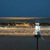Waterproof Garden Light Resin Material Outdoor Decor Solar Lighthouse  Garden Use