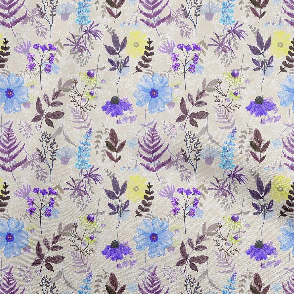 oneOone Cotton Flex Dusty Green Fabric Floral  Sewing Craft Projects Fabric Prints By Yard 40 Inch