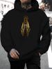 New Arrival for Summer 2026: Unisex European and American Style Casual Versatile Fashion Hooded Sweatshirt with a Unique Golden Virgin Mary Halo Desig