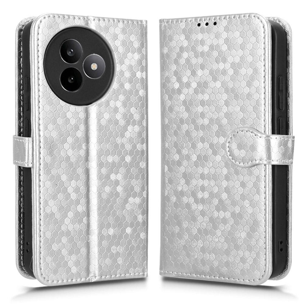 For Xiaomi Redmi K80 Ultra 5G Wallet Case Dot Pattern Imprint PU Leather Phone Cover with Wrist Strap