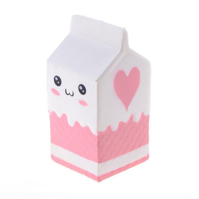 Jumbo Milk Carton Squishy Pu Simulation Series Toys Slow Boost Cream Scented Soft Squeeze Toy Anti Stress For Kid Gift