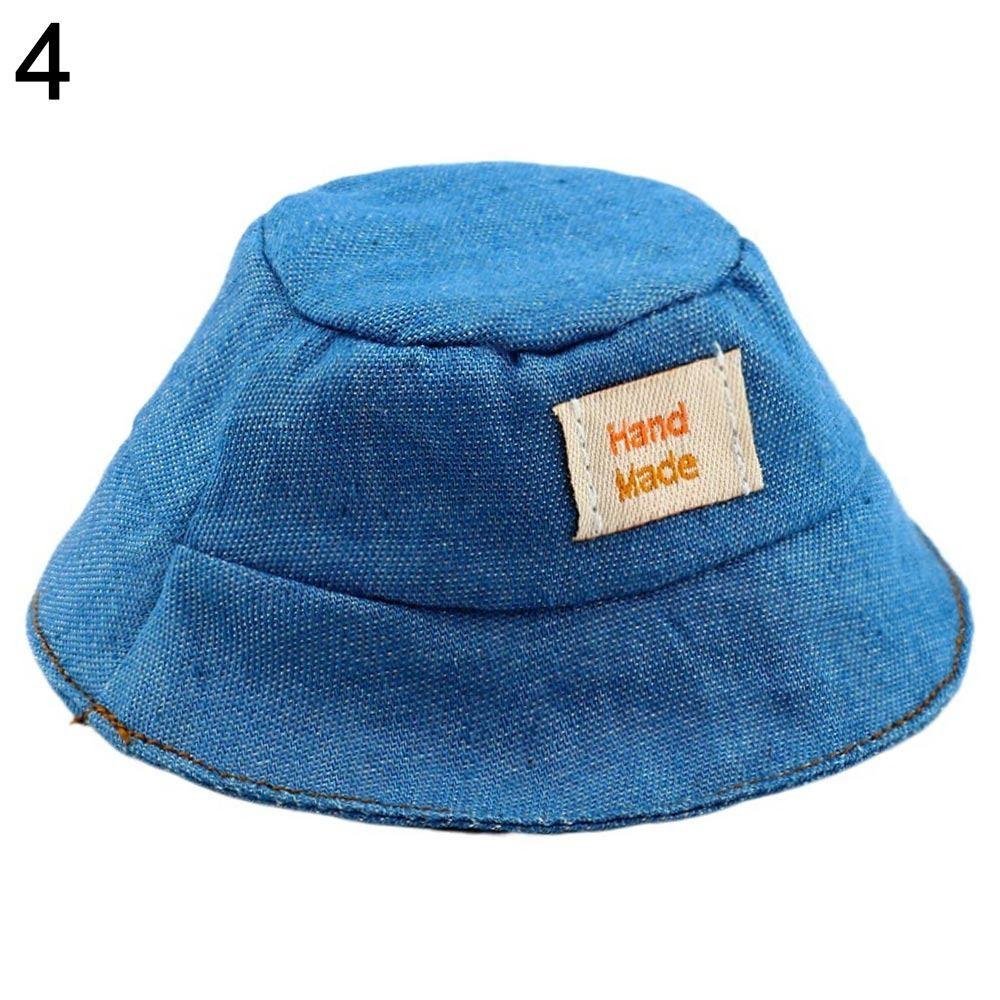 Fashion Miniature Hat For OB11 Dolls Accessories Cute Mini Bucket Hat Fisherman Hat for 1/12BJD Doll Clothes Decoration