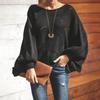 Fashion Long Sleeve Large-size Knitted Women Sweater Thin Loose Casual Elegant Hollow Out Casual Pullover Sweaters Streetwear Simple Women's Tops