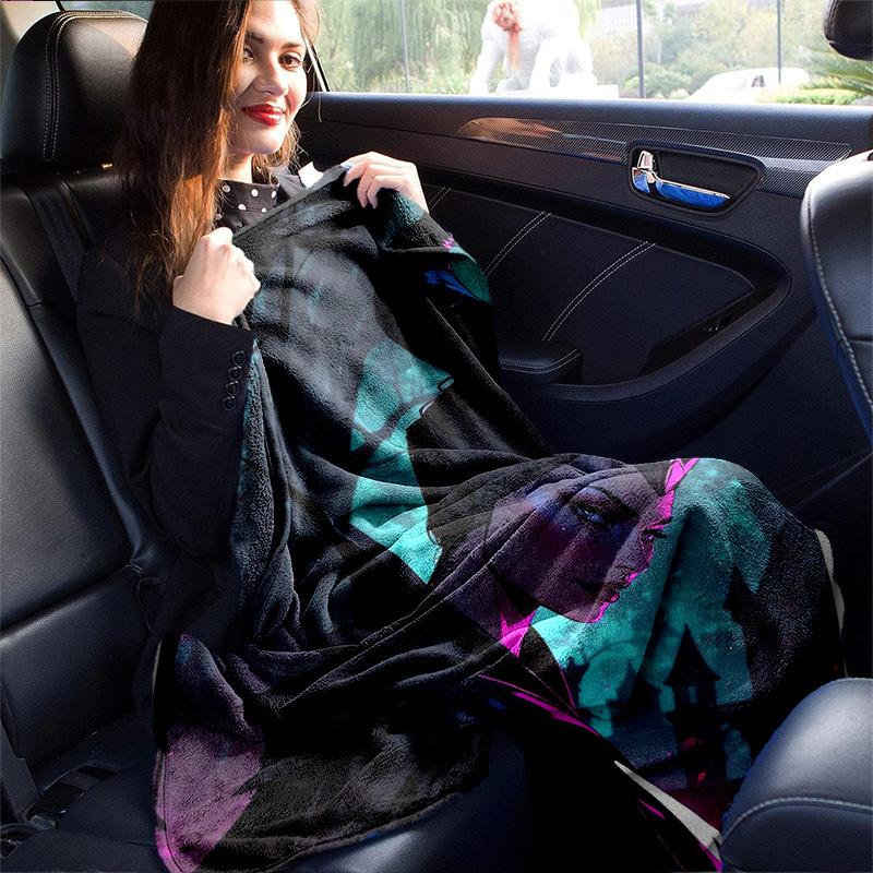 1pc Maleficent Home Decor Blanket Perfect for Couch, Bed, Travel