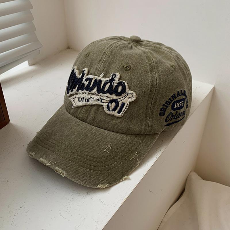 

Letter Embroidery Washed Cotton Spring Summer Baseball Cap Men Women Outdoor Sports Snapback Sun Hat Hip Hop Dad Trucker Caps