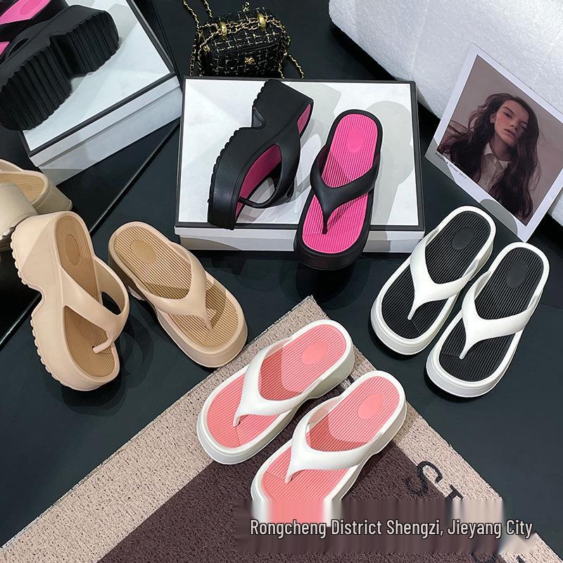 Women's Thick-Soled Summer Slippers: New Style Outdoor Flip-Flops and Sandals