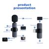 Wireless Lavalier Microphone One To Two Live Broadcast Microphone Set