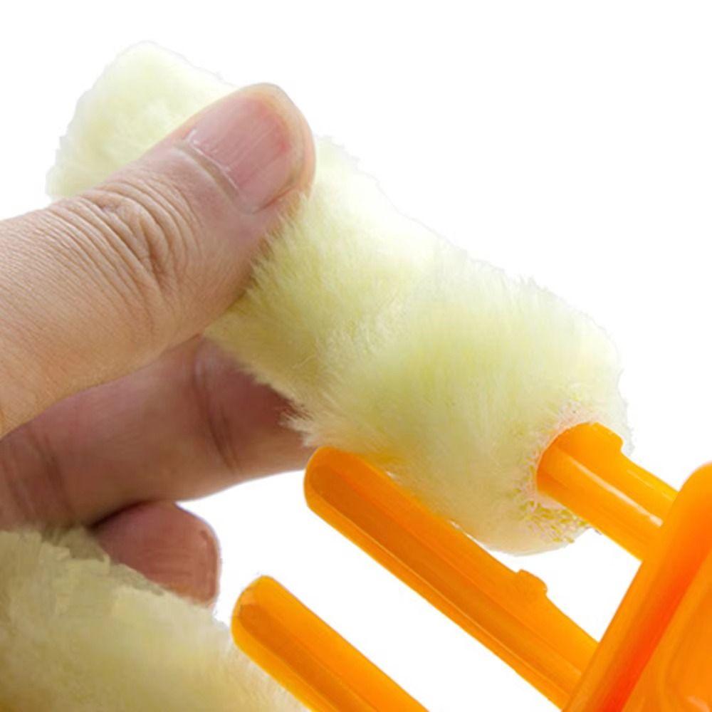 5PCS 7 Slats Brush Washable Window Cleaner Car Window Groove Cleaner  Air Conditioner