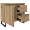 Artisan Oak Washbasin Cabinet 65 x 33 x 60 cm Particleboard