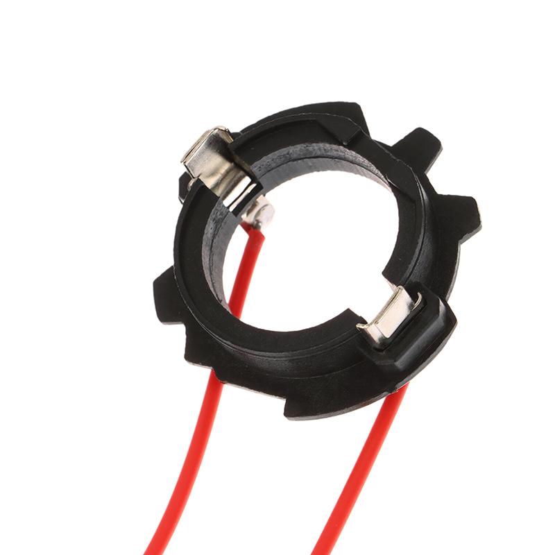 2Pcs For  Plastic Lamp Base Headlight Accessories H7 Led Headlight Bulb Base Adapters Holders Retainers For Golf 5 Mk5