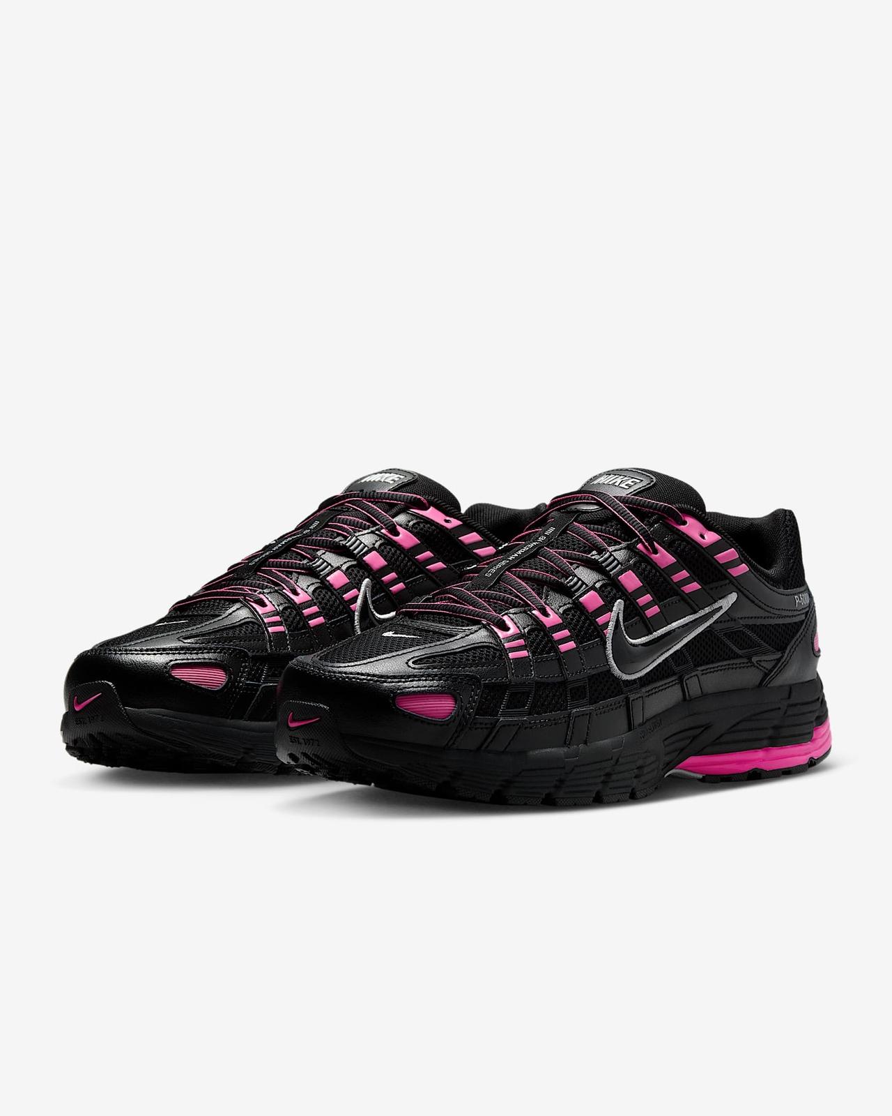 CD6404-600 Nike P-6000 Pink Blast Metallic Silver Black (Men s) 12.5