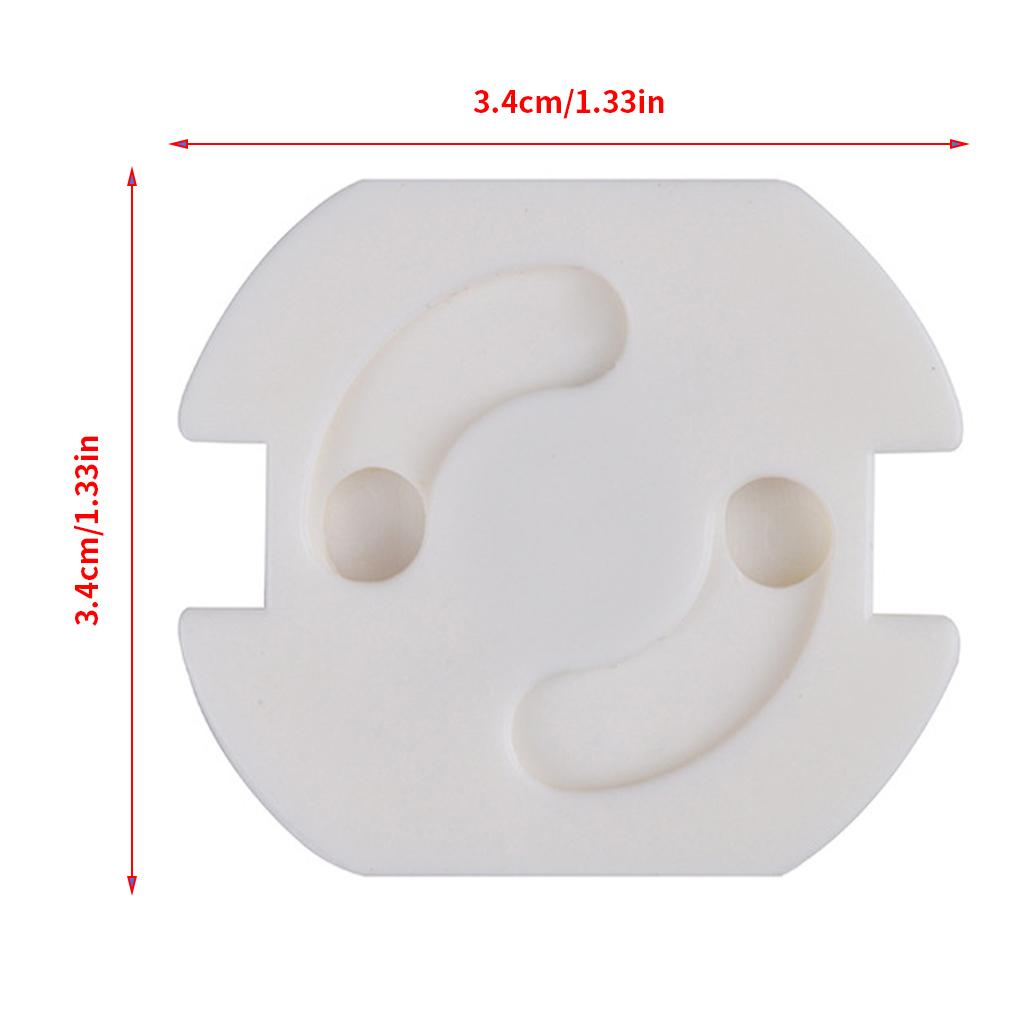 10/20pcs EU Child Safety Electrical Outlet Cover Plugs for Power Socket Guard Baby Protection Anti Electric Shock